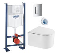 Pack WC Bâti autoportant + WC sans bride SAT + Abattant SoftClose + Plaque Chrome (ProjectDelano-1)