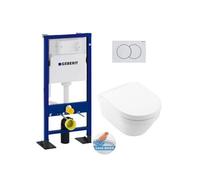 Pack WC Bati-support autoportant DUOFIX + WC suspendu Villeroy & Boch Architectura