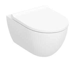 Pack WC Geberit Acanto - à fond creux - turboflush 36x53cm - abattant WC - softclose - démontage rapide - blanc 502.718.00.1