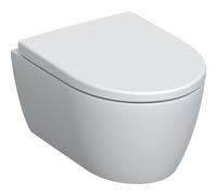 Pack WC Geberit Icon - compact - 49cm - sans bride - fermeture douce - démontage rapide - blanc 502.381.00.1