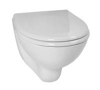 Pack WC NORMUS cuvette suspendue courte 48 x 35,5 cm avec abattant VITRA 7649B003-6078