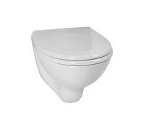 Pack WC NORMUS cuvette suspendue courte 48x35,5cm avec abattant - VITRA - 7649B003-6078