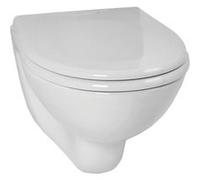 Pack WC NORMUS Vitra cuvette suspendue courte 48x35,5cm avec abattant - VITRA - 7649B003-6078 Blanc G