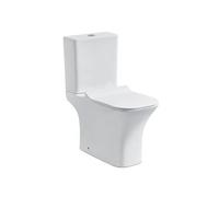 Pack WC Rimless à poser NATALIA 77x66,5x35,5 cm - avec abattant à frein de chute-Blanc-Blanc--