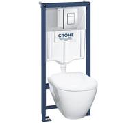 Grohe Solido - Bâti-support pour WC suspendu + cuvette et siège softclose 39186000 38528SET-KH