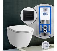 Pack WC suspendu compact LAUFEN LUA et bâti-support neeos,, H8200830000001+16601BM#SET,