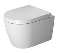 Duravit Me by Starck WC compacte 45300900A1 blanc, kit avec WC et abattant, cuvette murale