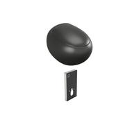 Pack WC suspendu en céramique noir mat avec bâti-support décoratif - HURO II