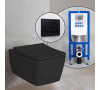 Pack WC suspendu Vitra Metropole et bâti-support neeos,, 7672B483-0101+16601BM#SET,