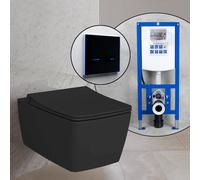 Pack WC suspendu Vitra Metropole et bâti-support neeos,, 7672B483-0101+16746BM#SET,