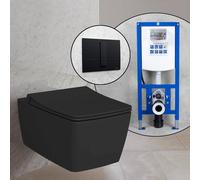 Pack WC suspendu Vitra Metropole et bâti-support neeos,, 7672B483-0101+16791BM#SET,