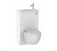 Pack WC Trio SIAMP Bati WC suspendu + cuvette + lave-main - 10005127