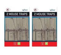 pack weitech 2x lot de 2 tapettes souris piège