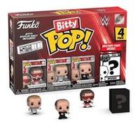 Funko Figurine Bitty Pop WWE – Bret Hart, Shawn Michaels, Mean Gene Okerlund + 1 mystère – 0,9 po