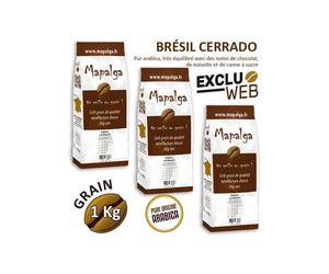 Pack x 3 Café grain BRÉSIL CERRADO - 1Kg - MAPALGA