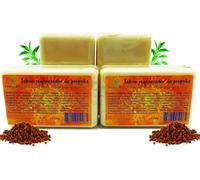 Pack X 4 Savons Propolis X 100g Chacun. Savon Écologique Nourrissant, Régénérant, Hydratant Et Antiseptique. Savon Artisanal Adapté À Tous Les Types De Peau