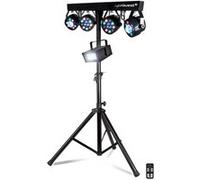 Pack X-Performer LyteQuest Portique + 4 PAR /UV/FRIZTAL DMX - 18 prog. - 2 sacoches - Mini Strobe inclus