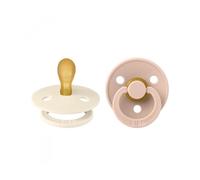 PACK x2 BIBS COLOUR T1 SYMETRIQUE (IVORY/BLUSH)