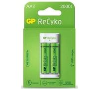 DESTOCKAGE ! Chargeur GP ReCyko avec 2 piles AA 2100mAh