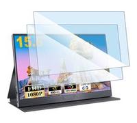 [Pack x2] Protection d'écran Anti-Lumière Bleue pour ASUS Zenscreen MB16ACV - Ecran PC portable 15.6" Transparent G