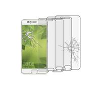 - Pack x3 Verre trempé Huawei P10 Protection Ecran Vitre protecteur anti casse, anti-rayure, pose sans bulles [Dimensions PRECISES Smartphone : 145.3
