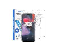 ebestStar - Pack x3 Verre trempé compatible avec OnePlus OnePlus 6 Film Protection Ecran Vitre protecteur anti casse, anti-rayure, pose sans bulles [Appareil: 155.7 x 75.4 x 7.8mm, 6.28'']