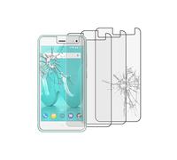 - Pack x3 Verre trempé Wiko Jerry 2 Protection Ecran Vitre protecteur anti casse, anti-rayure, pose sans bulles [Dimensions PRECISES Smartphone : 144