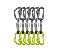 Pack x6 dégaines EDELRID Pure Set Sixpack (slate-oasis) 10 CM