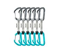 Pack x6 dégaines EDELRID Pure Wire Set Sixpack (slate-icemint) 10 CM