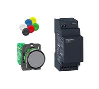 Pack XB5R 22mm no-programable - relé 24V