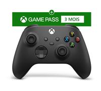 Pack Xbox Anywhere - Microsoft Xbox - Manette Carbon Noir + 3m Gpu