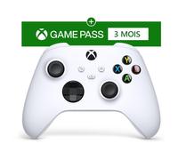 Pack Xbox Anywhere - Microsoft Xbox - Manette Robot Blanc + 3m Gpu