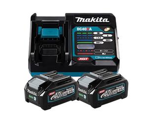 Pack XGT® 2 batteries 40V max 4Ah et chargeur rapide - 191L77-9 MAKITA
