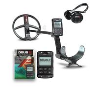 Pack XP Deus II: détecteur de métaux pour Adultes, Disque FMF 28cm, WSAII | Idéal pour chasse aux trésors, télécommande sans fil, disque multifréquence rapide 28cm, casque WSAII (DEUS2-28FMFRC+WSAII)