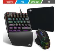 PACK XPERT-G700 CLAVIER MECANIQUE SINGLE HAND ET SOURIS POUR CONSOLES