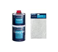 Pack YACHTCARE Résine époxy BK 1 KG - Mat de verre Yachtcare 300g/m2 1m2