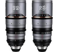 Pack zoom anamorphique Laowa Sunlight FF 2x 40-80/70-135 mm Ambre| ✅+ garantie gratuit de 5 ans