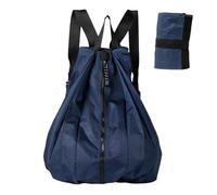 Packable Backpack Waterproof Day Pack Bag, 18.12 Inches Lightweight Travel Backpack with Multiple Compartments, Durable Nylon Carry Bag Design with Foldable Storage Bags for Hiking Casual Travel, Bleu