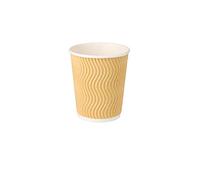 Packadi Gobelet À Café Double Paroi 237ml Marron/Gobelets jetables pour boissons froids ou chauds (100)