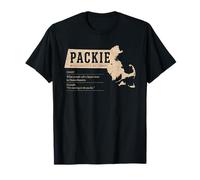 Packie Massachusetts Dictionary Boston Slang Local Humour T-Shirt