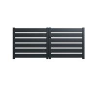 Packit Portail battant aluminium 3 m manuel - ajouré - SAH3015PL7016