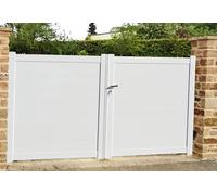 Packit Portail battant aluminium 3 m motorisé - plein - P3015PL7016MOT