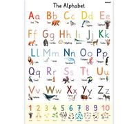 PACKLIST® Alphabet Poster pour Enfants - Lettres Grandes et Animaux pour Facile Apprendre - Idéal pour Décorer Chambres et Classes