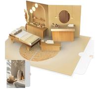 PACKLIST® Carte Pop-Up 3D Massage et Bien-être - Cadeau Original pour Séance de Massage Relaxant ou Argent - Idéale pour Anniversaire & Remerciements !