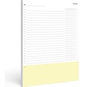 PACKLIST® Habit Tracker Hebdomadaire A4 - Planificateur de Habitudes pour Maximiser Productivité et Bien-être. Cultivez Habitudes Positives, Atteignez vos Buts. Personnalisez progrès!