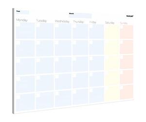PACKLIST Monthly Planner Pad A4 pour Organiser Votre Planning, Fixer des Objectifs et Améliorer votre Productivité