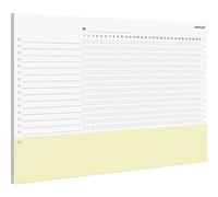 PACKLIST Suivi mensuel des habitudes A4 - Planificateur d'habitudes Augmente la productivité et le bien-être. Cultivez des habitudes positives et atteignez vos objectifs