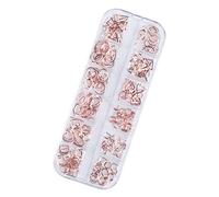 PACKOVE 1 Boîte Charms Métalliques pour Ongles Décorations Diy Rivets pour Accessoires Élégants pour Art Ongles pour Utilisation à Domicile Salon