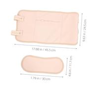 PACKOVE 1 Ensemble aide au sommeil confortable compresses d'huile de peau enveloppement du cou à l'huile de film d'huile de réutilisable tissu spatial Kaki