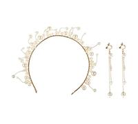 PACKOVE 1 Ensemble Boucles d'oreilles bandeau perle boucles d'oreilles pour les femmes bijoux de mariée de mariage boucles d'oreilles pour le mariage accessoires de mariée fer